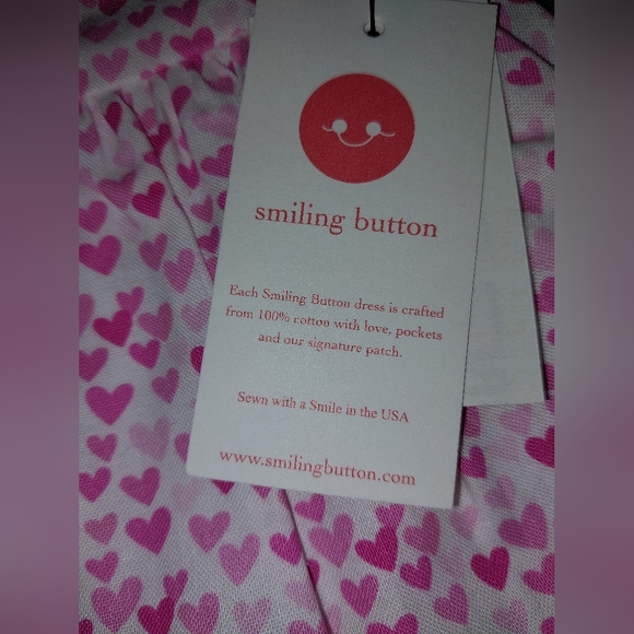 Smiling Button Dress - Picture 3 of 4